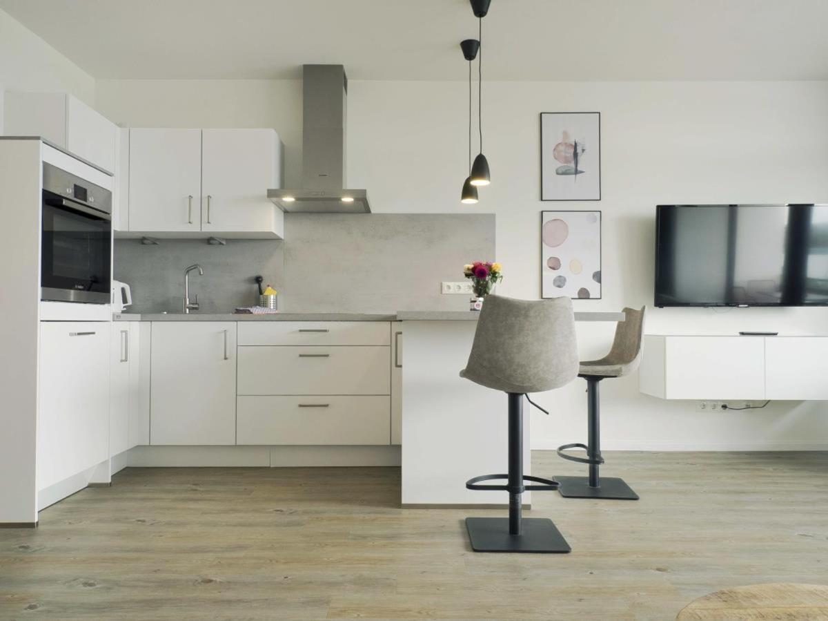 Traumhaftes Strand-Apartment Mit Meerblick Staberdorf Esterno foto